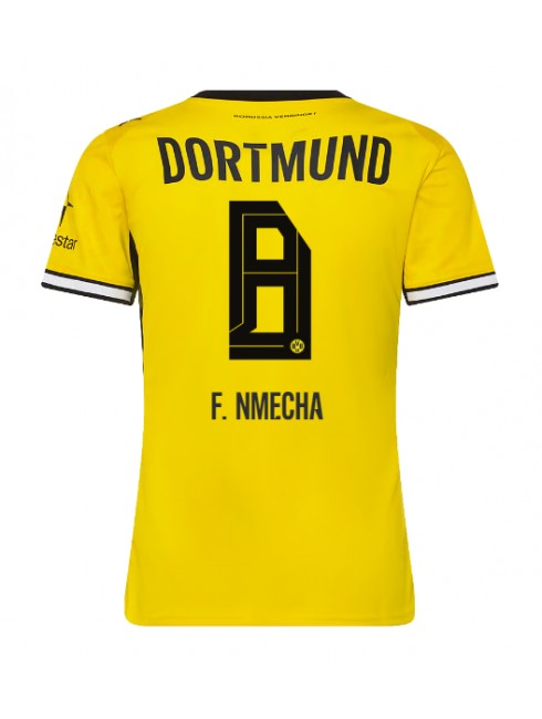 Borussia Dortmund Felix Nmecha #8 Replika Hemmakläder Dam 2026-27 Kortärmad Borussia Dortmund Felix Nmecha #8 Replika Hemmakläder Dam 2026-27 Kortärmad